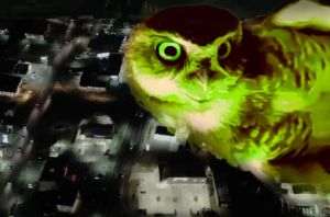 Night of photovoltaic panels. Collage by MAKE